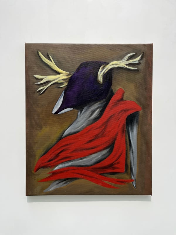 Ara Starck, Portrait au bois, 2024