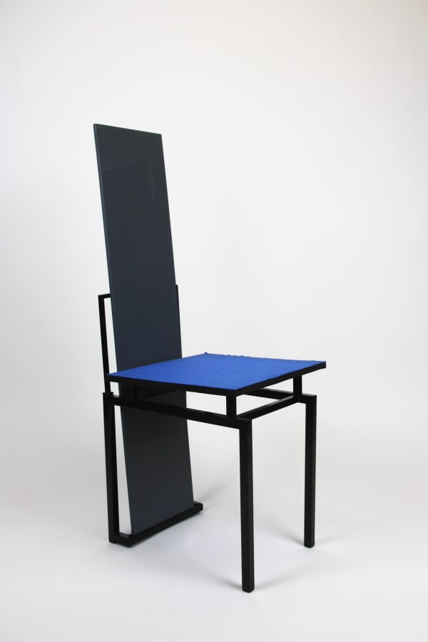 Groupe Nemo (Alain Domingo & François Scali), Chaise Faizzz bleue, Ca. 1982
