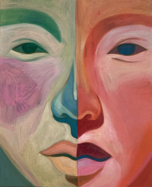 Inès Longevial, Domino Green Red, 2021