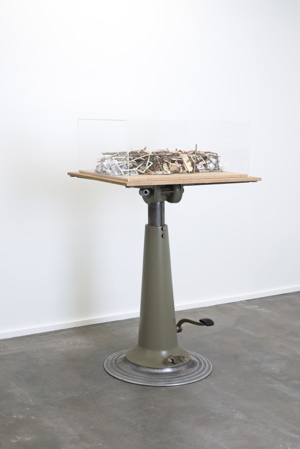 Luc Deleu & T.O.P. office, Barricade I (Original Maquette for Project Raversijde), 2016