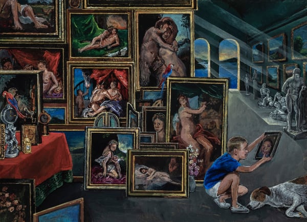 Enrique Marty, Non-melancholic scenes (series), 2020-2022