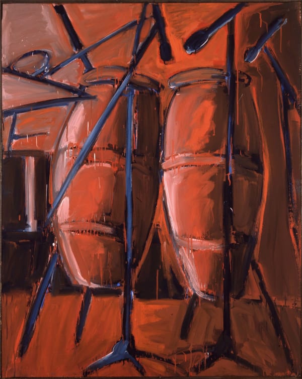 Helmut Middendorf, Congas - rot, 1979