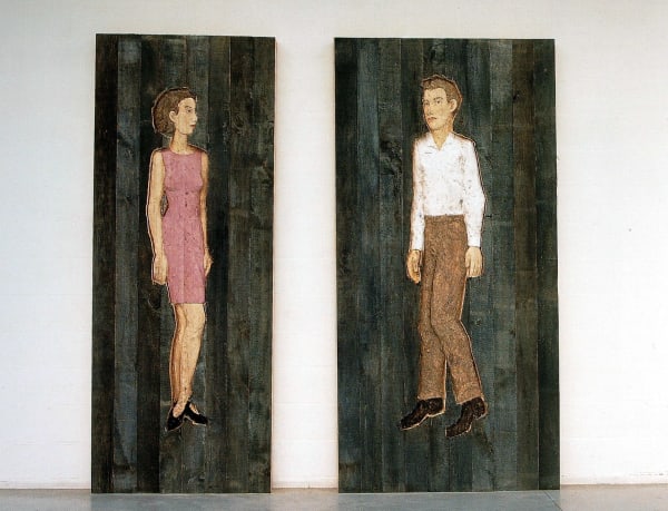 Stephan Balkenhol, Paar (Reliefs), 1999