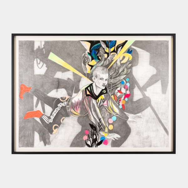 Marc Bauer, Boy and Jagers in de sneeuw, 2021