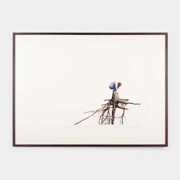 Fabien Mérelle, For my Lili, black roots, 2021