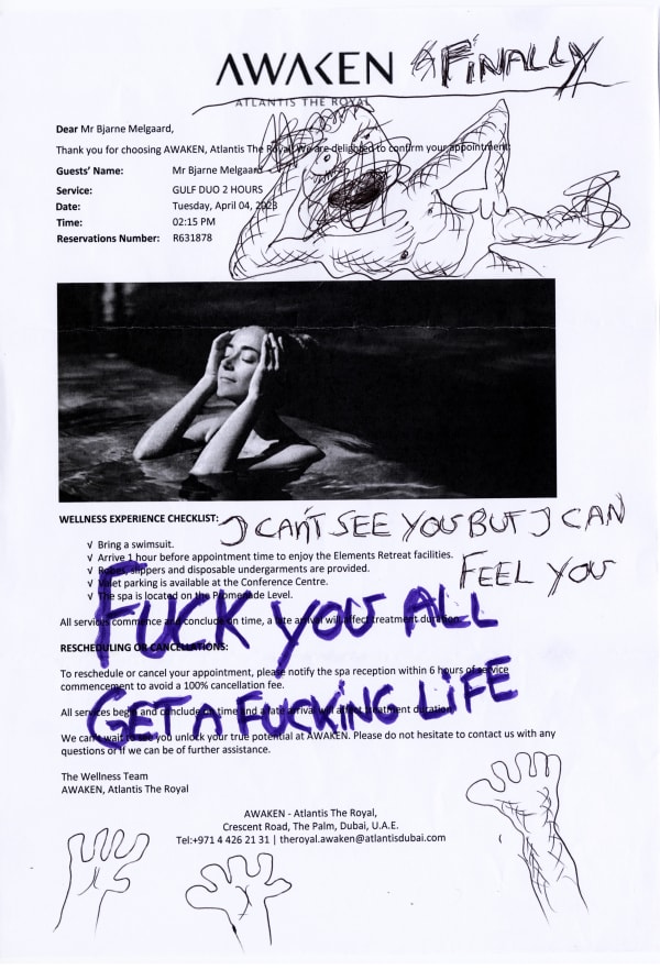 Bjarne Melgaard, Untitled (Awaken series), 2023