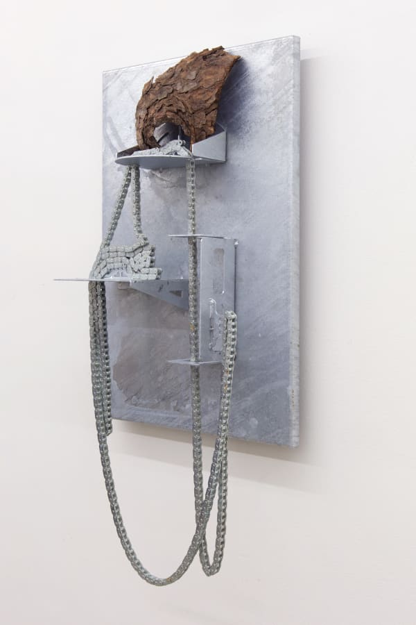 Luca Monterastelli, EXT. A CLOSED GARDEN. A CIRCLE OF MEN WAIT IN SILENCE LM#0205, 2023