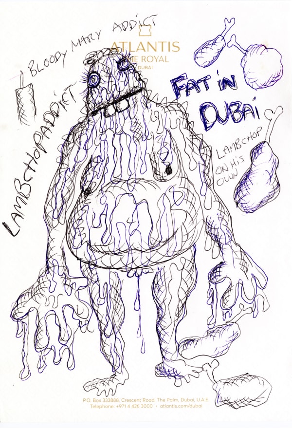 Bjarne Melgaard, Untitled (Lambchop series), 2023