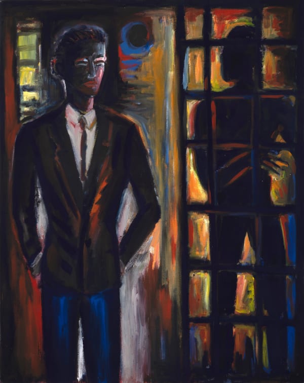 Helmut Middendorf, Young man in the big city, 1985