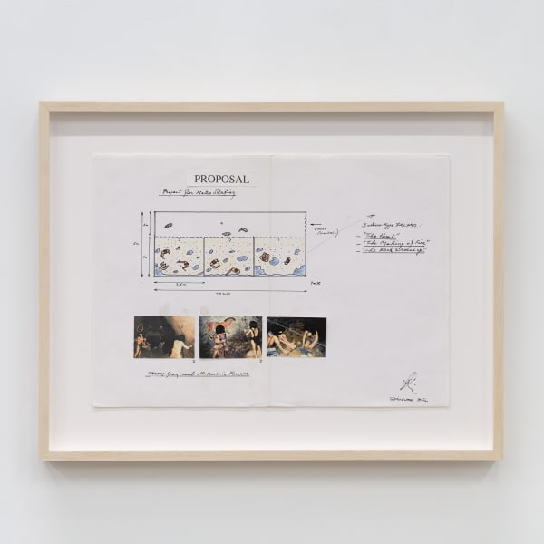 Guillaume Bijl, Untitled (Proposal Project for Metro Station), 1996