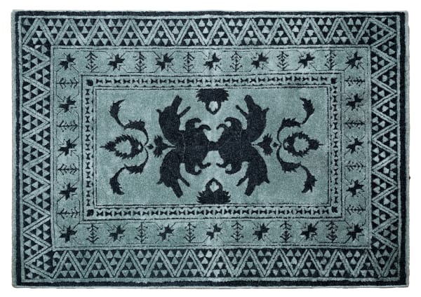 Nasan Tur, Burned Carpet, 2025