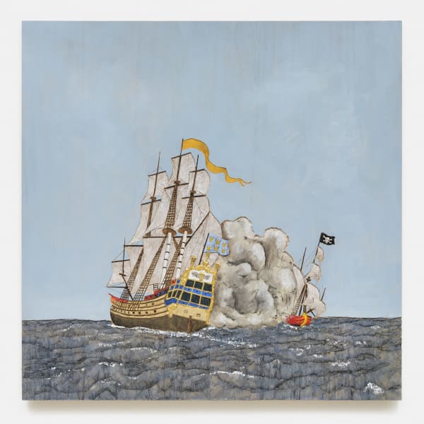 Stephan Balkenhol, Relief Seeschlacht, 2023