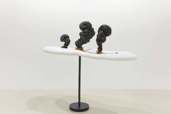 Koen Theys, Burning Tires in the Snow III, 2021