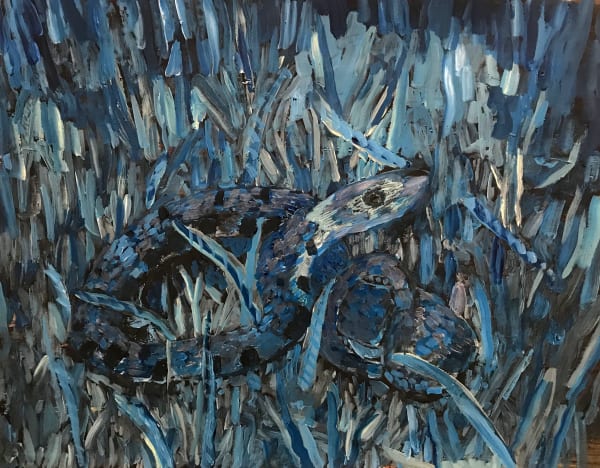 Richard Proffitt, Blue Snake , 2020