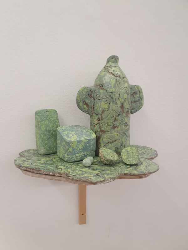 Vanessa Donoso López, Green archeological objects, 2022