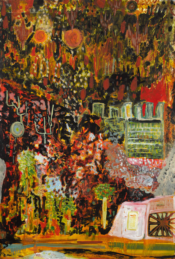 Richard Proffitt, I wrote my name backwards on a tree and the sky filled with blood , 2021