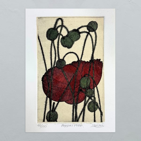 Art Hansen, Poppies - 1986 -46/100