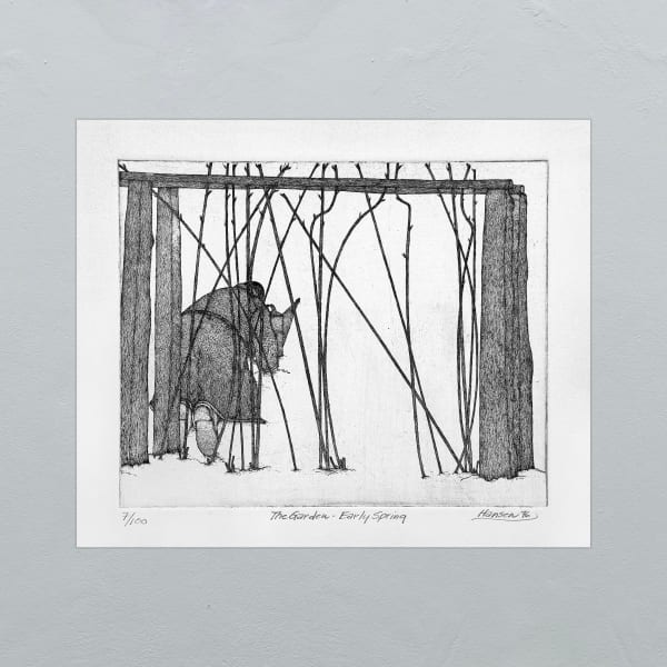 Art Hansen, THE GARDEN EARLY SPRING 76_7/100