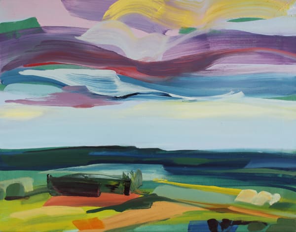 Shona Barr Wild Sky oil on canvas 71.1 x 91.4 cm 28 x 36 in