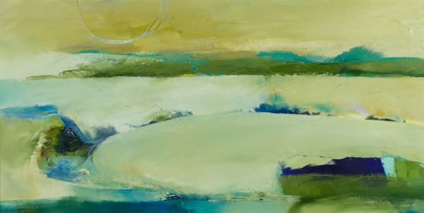 Maggie New Trace, 2025 oil on board 27cm x 35cm (47cm x 75cm framed)