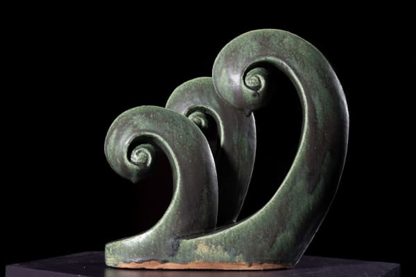 Illona Morrice Ferns, 2024 ceramic 32cm (h) x 32cm x 12cm