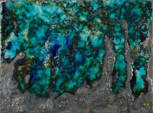 Lotte Glob Walking at Dusk, 2023 ceramic 60cm x 50cm