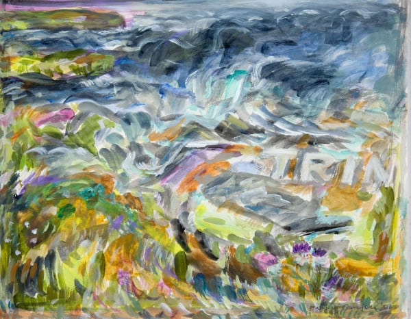 Fionna Carlisle to the Trinkie acrylic on paper 27cm x 34cm