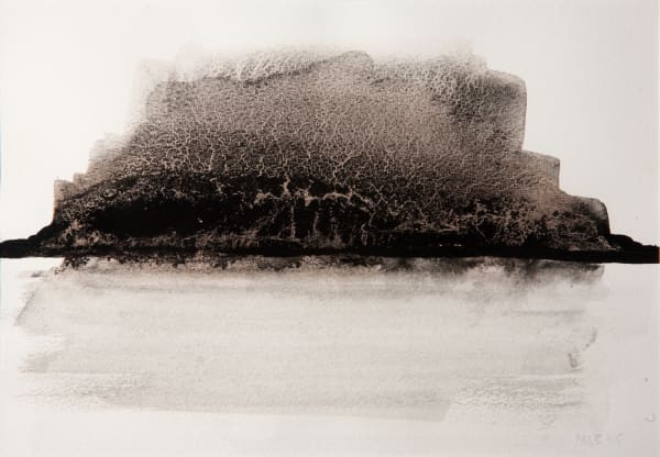 Mary Bourne Storm over Sea ink wash on paper