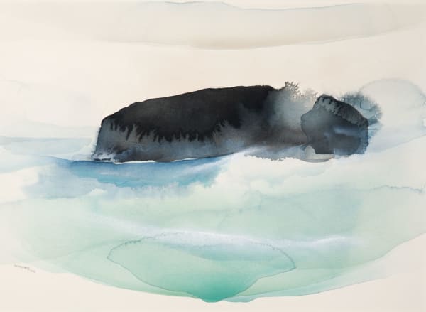 Peter Davis RSW Brim-fooster, 2020 watercolour on paper 50cm x 70cm