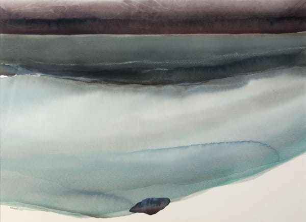 Peter Davis RSW The Turning of the Tide watercolour on paper 50cm x 70cm