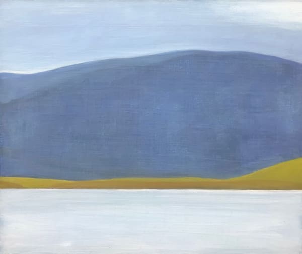 Jane MacNeill Ward Hill and green headland, 2022 oil on board 36cm x 44cm (40cm x 48cm framed)