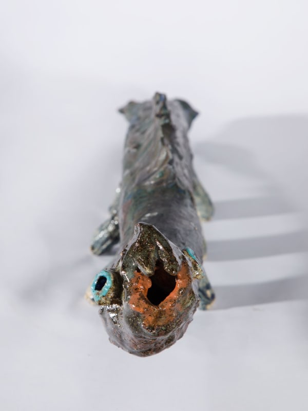 Lotte Glob Jorn, 2022 ceramic 15cm (h) x 76cm x 11cm