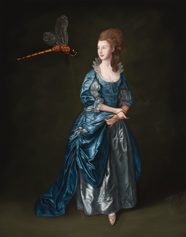 Rory Macdonald Dragon Heart, 2024 oil on board 60cm x 50cm (76.5cm x 63cm framed)