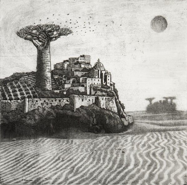 Ade Adesina Isolation, 2016 etching 26cm x 26cm Edition of 30