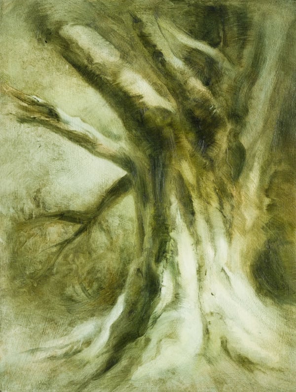 Tansy Lee Moir In Place, 2021 oil on panel 31cm x 23cm (33cm x 25cm framed)
