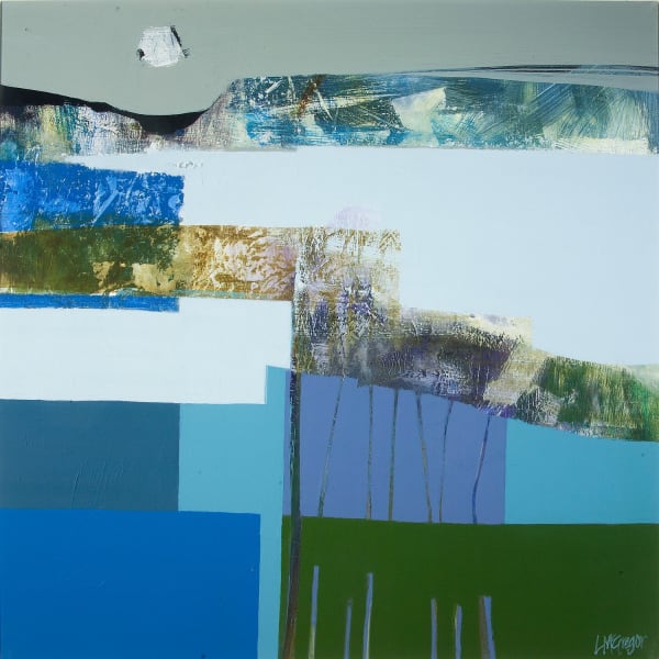 Lynn McGregor RSW Sun over Water acrylic 61cm x 61cm