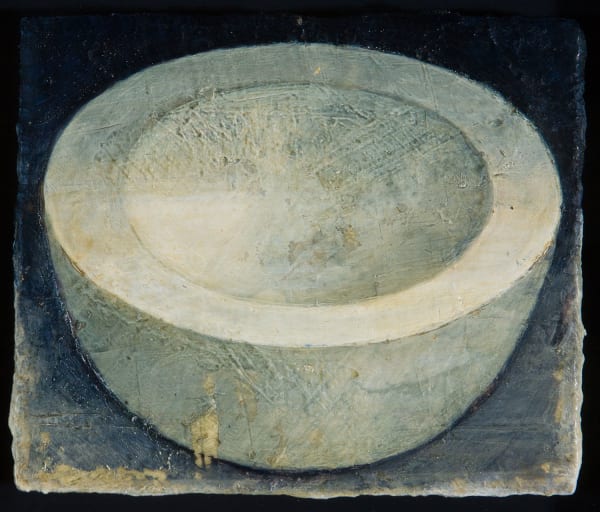 Peter White Bowl acrylic and wax 9cm x 10cm
