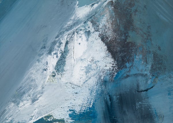 Gail Harvey Winter Sea watercolour 14cm x 19cm