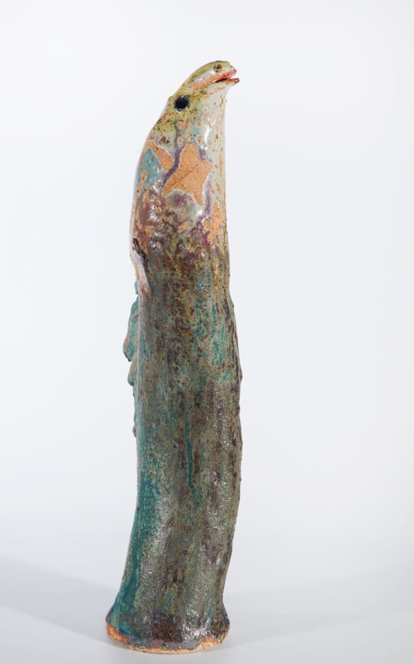 Lotte Glob Guardian Freyja, 2022 ceramic 53cm (h) x 18cm x 14cm
