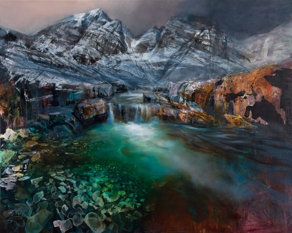 Beth Robertson Fiddes Winter, 2020 mixed media 122cm x 152.5cm 48 x 60 in