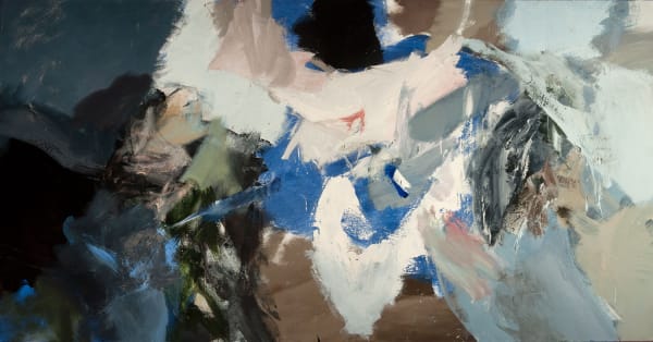 Gail Harvey Breaking Wave oil on canvas 110cm x 210cm
