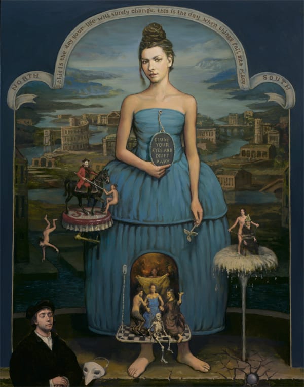 Alan Macdonald The Tower of Dreams oil on board 76.2 x 61 cm 30 x 24 in