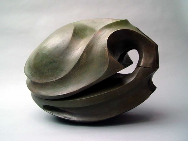 Steve Dilworth Water Skull maquette mixed media for casting 40cm x 37cm x 54cm