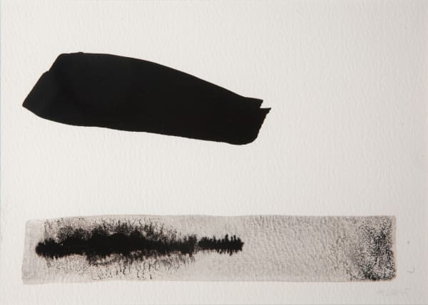 Mary Bourne One Cloud over Sea ink wash on paper