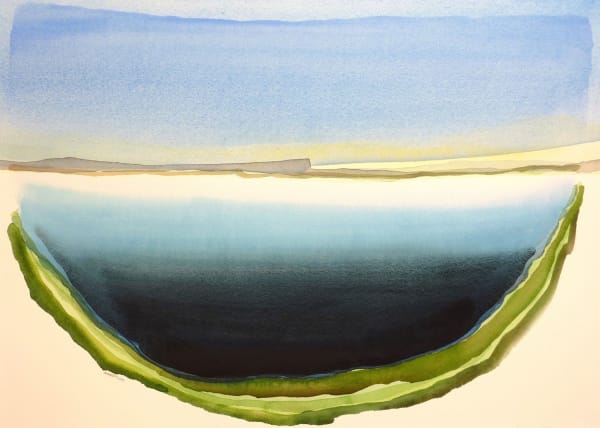 Peter Davis RSW Lambi Loch, 2015 watercolour on paper 50cm x 70cm