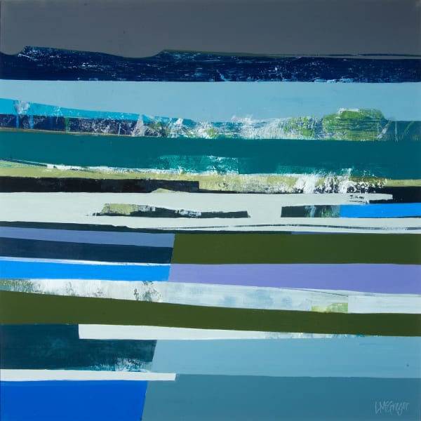 Lynn McGregor RSW Tidal Reach acrylic 61cm x 61cm