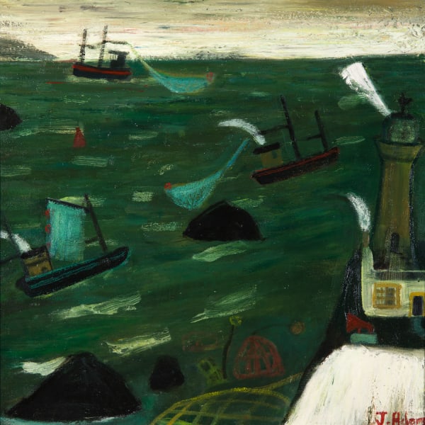 James Newton Adams Pea Soup, 2019 oil on canvas 51cm x 51cm 20 x 20 in