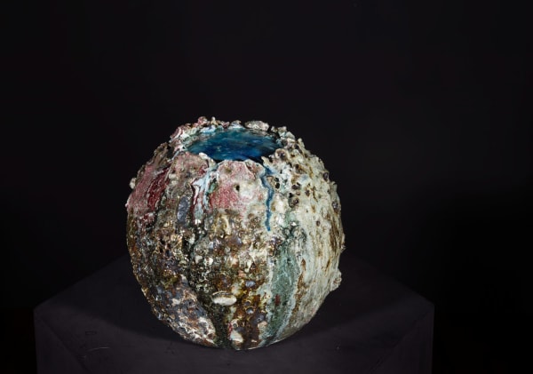 Lotte Glob Boulder Eye iii, 2020 ceramic 27cm x 25cm x 25cm