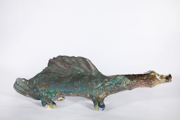 Lotte Glob Smaug, 2022 ceramic 19cm (h) x 61cm x 18cm