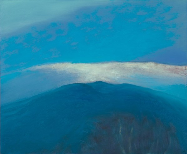 Jane MacNeill Study (magic cloud above Creag Dhubh), 2021 oil on board 25cm x 30cm (29cm x 32cm framed)